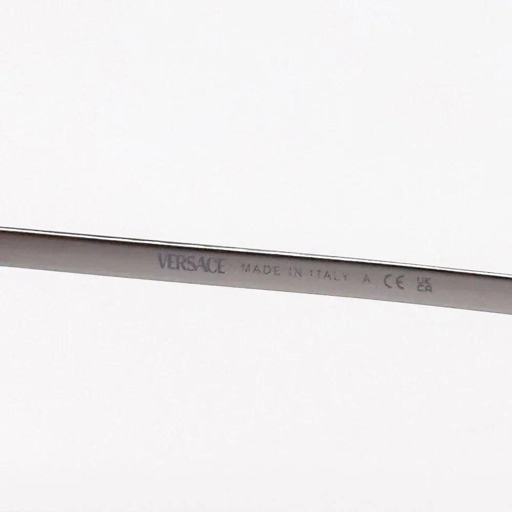 NEW VERSACE VE2275 1000/8V SUNGLASSES VE2275 10008V SILVER MOD 2275 1000/8V